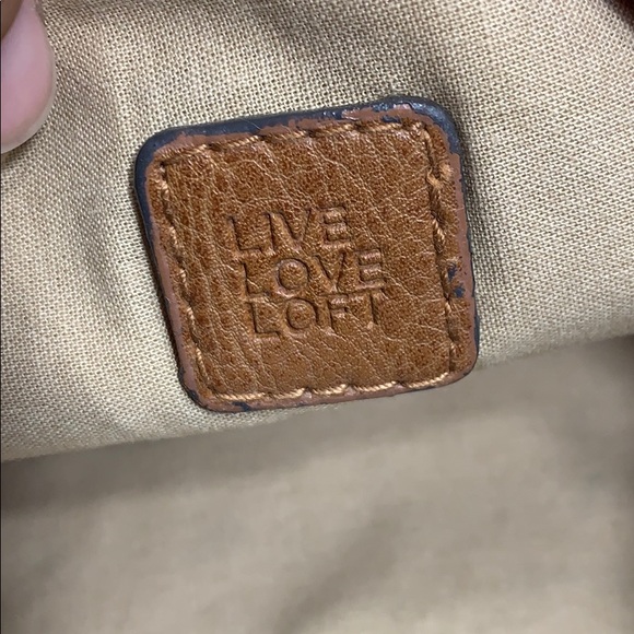 Ann Taylor Loft beaded fabric wristlet clutch - Picture 7 of 8